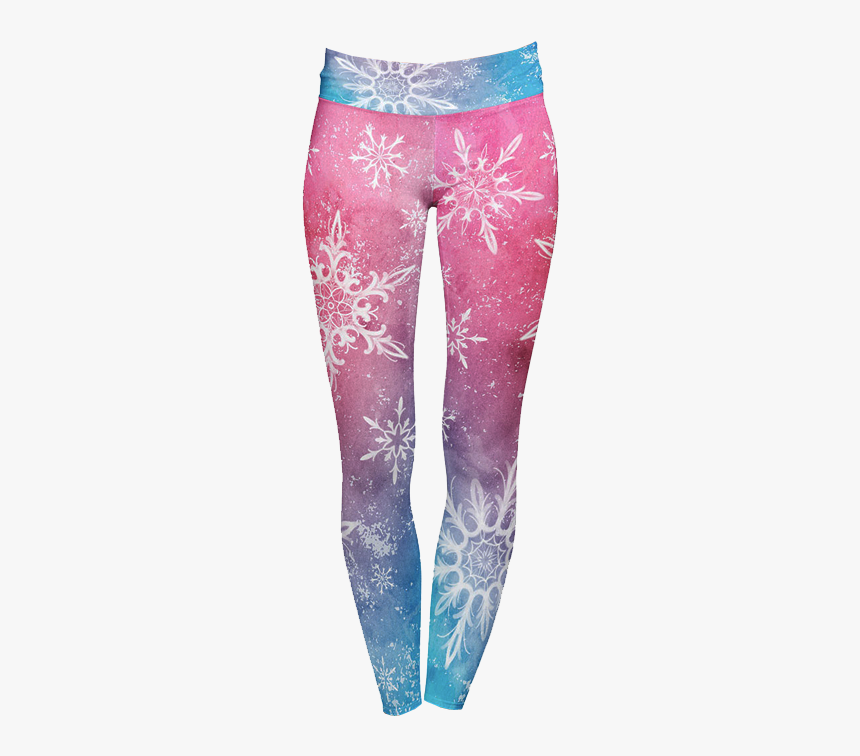 Snowflake Leggings Transparent Background Festive Clothing - Sexy Clothes Transparent Png, Png Download