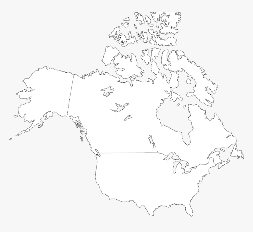 Canada And Usa - World Map St Pierre And Miquelon, HD Png Download