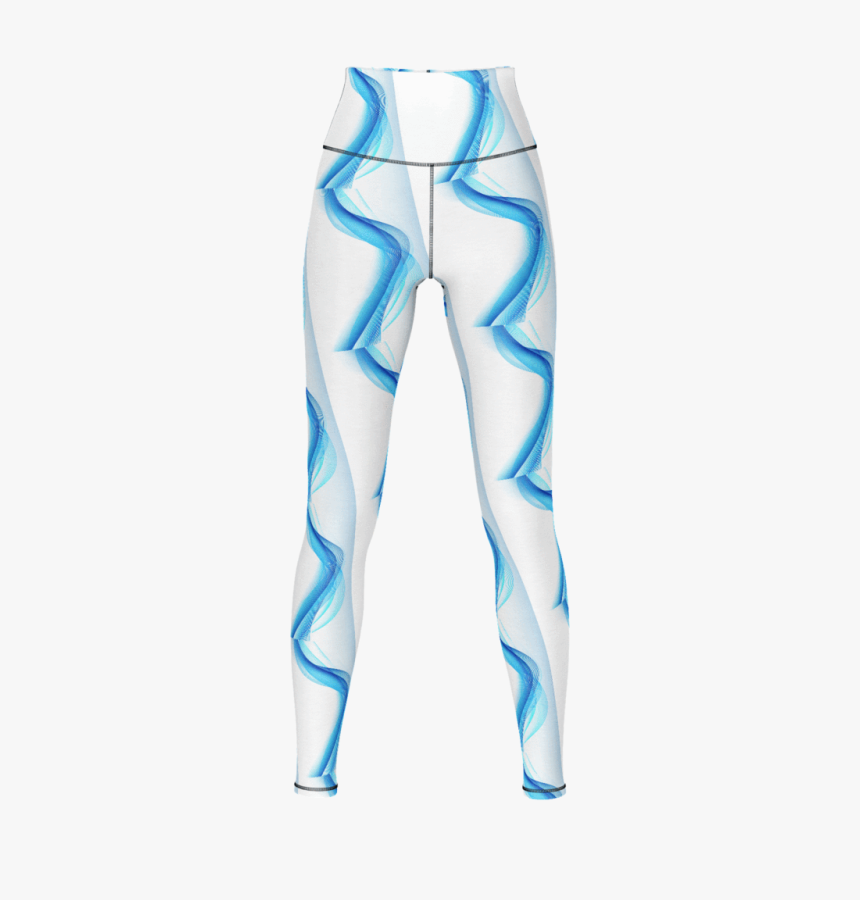 Transparent Blue Abstract Png - Leggings, Png Download