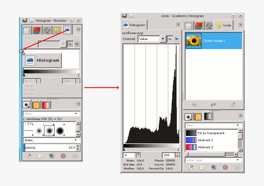 Anclar Un Diálogo Al Borde De Un Empotrable - Layers Dock Gimp, HD Png Download