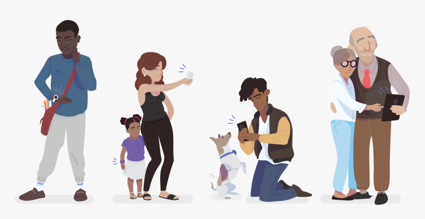 Transparent Person On Phone Clipart People On Phone Png Png Download Transparent Png Image Pngitem