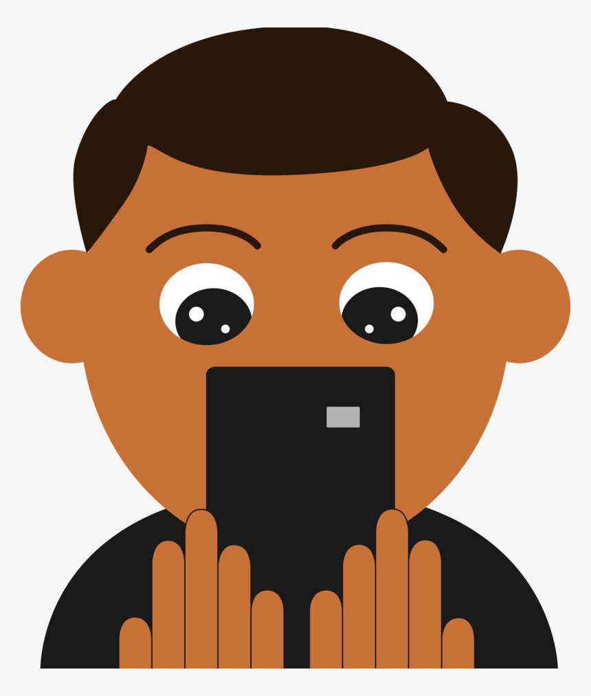 Phone User - Cell Phone User Clipart, HD Png Download