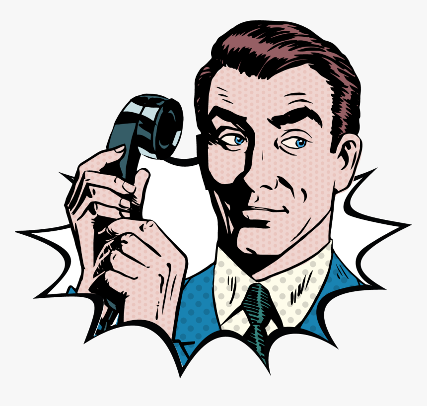 Fresh Provides Powerful Analytics Tools That Let You - Cartoon Man On Phone Png, Transparent Png