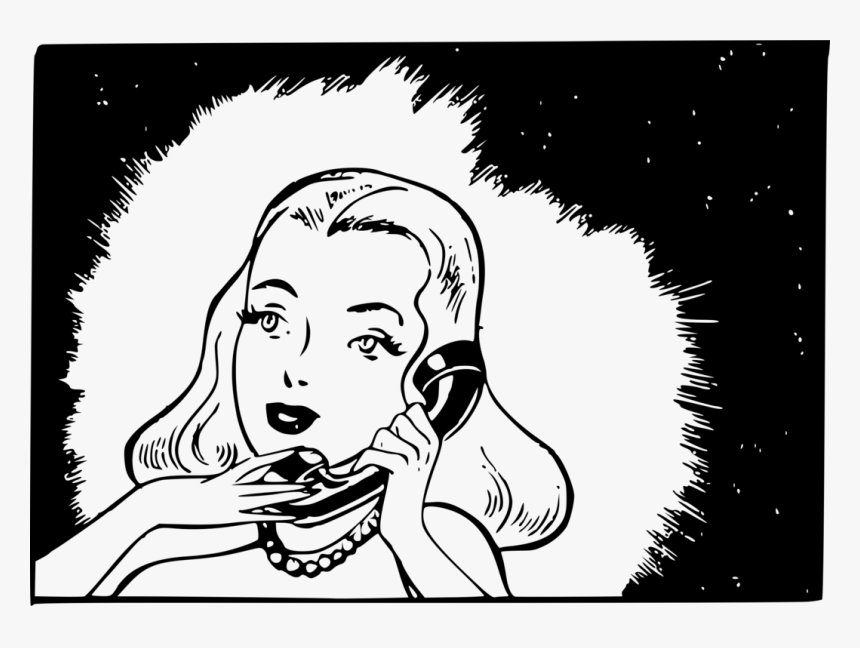 Emotion,hairstyle,art - Illustration, HD Png Download