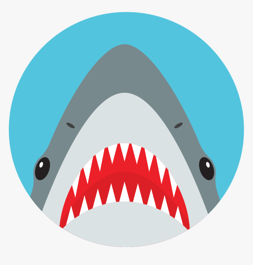 Nuckees Original Phone Grips - Clip Art Shark Teeth, HD Png Download