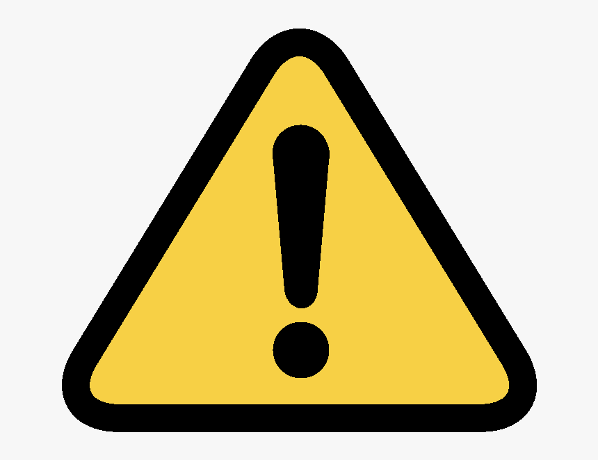 Restricted Chemicals - Yellow Warning Triangle Png, Transparent Png