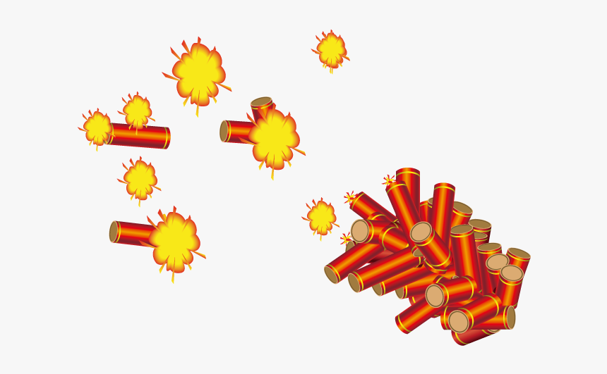 Firecrackers Transparent Image - Exploding Firecrackers, HD Png Download
