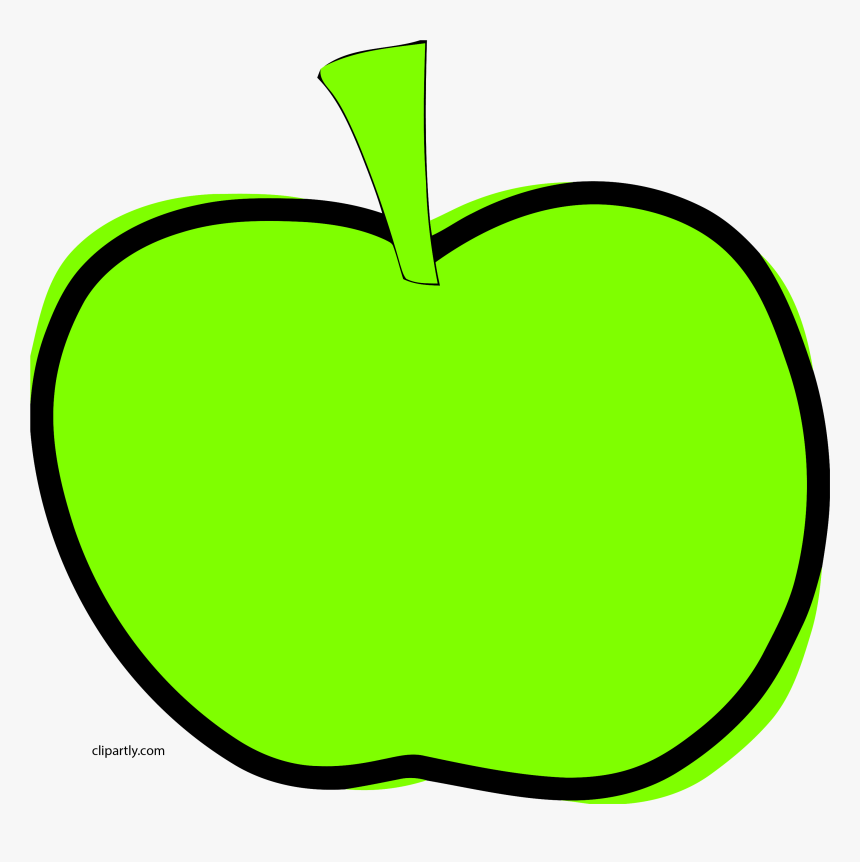 Cartoon Pictures Of Apples - Cartoon Picture Of Green Apple, HD Png Download