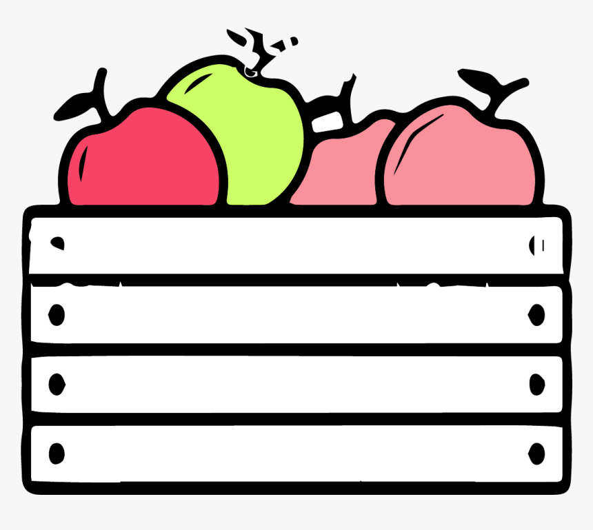 Apple In The Box Cartoon, HD Png Download