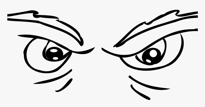 Horror Short Story - Creepy Scary Eyes Black And White, HD Png Download