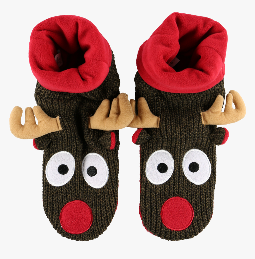 Slippers Clipart Reindeer - Woolen, HD Png Download
