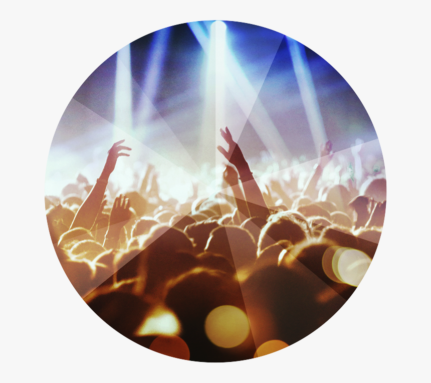 Concert Crowd - Festival, HD Png Download