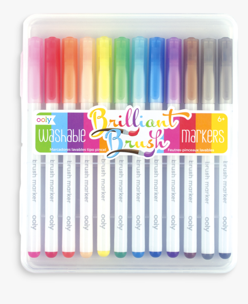 Brilliant Brush Tip Markers - Marker Pen, HD Png Download
