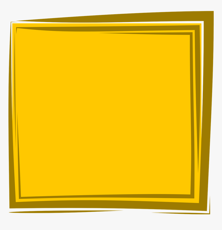 Yellow Frame, HD Png Download