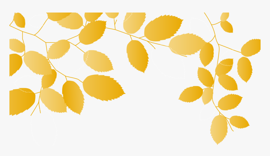 Yellow Leaves Background Png , Png Download - Yellow Leaves Transparent Background, Png Download