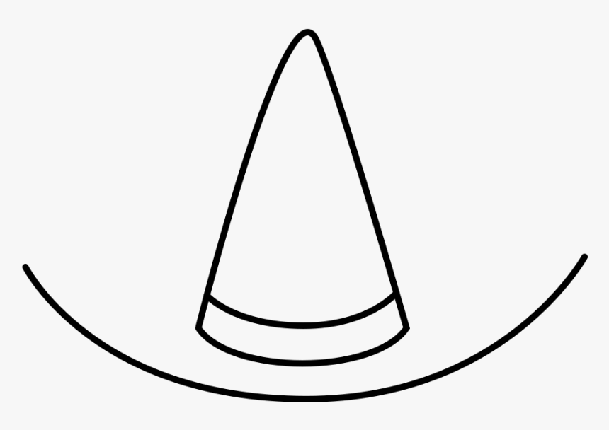 Mexican Sombrero Drawing - Line Art, HD Png Download