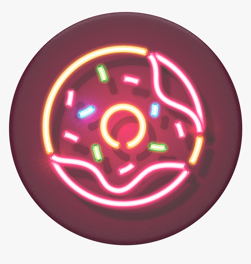Neon Png - Popsocket Donut, Transparent Png