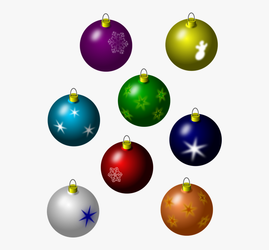 Bombillas, Decoración, Bolas De Navidad, Navidad, Bolas - Christmas Bulbs, HD Png Download