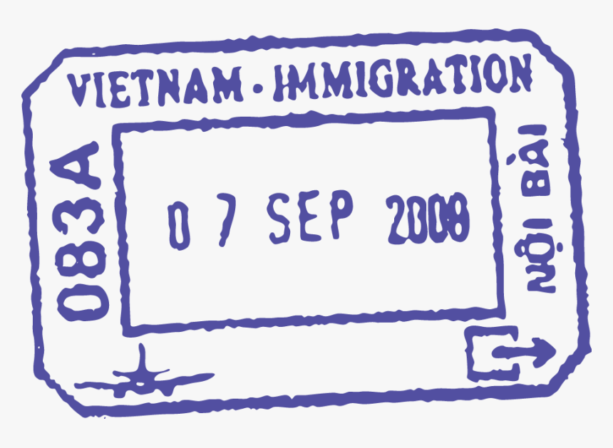 Stamp Clipart Passport - Passport Stamps, HD Png Download