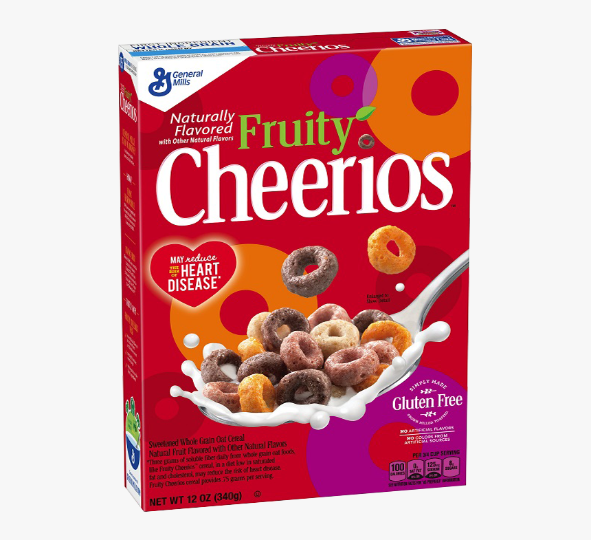 Fruity Cheerios Cereal, HD Png Download