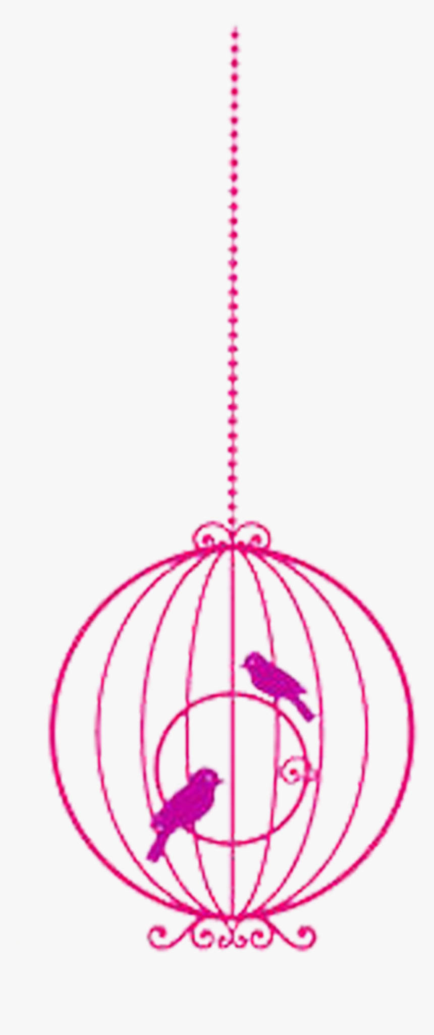 Birdcage Clip Art - Jaula Azul Vintage Png, Transparent Png
