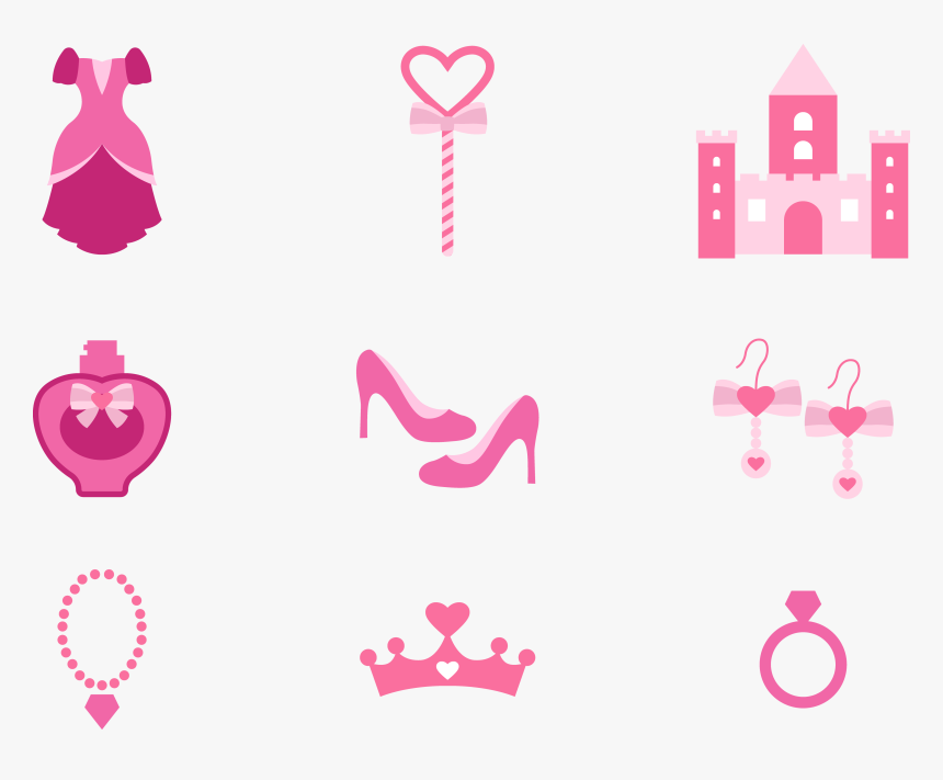 Princess Cartoon Illustration Magic Clipart Download - Dibujo De Una Corona Princesa, HD Png Download