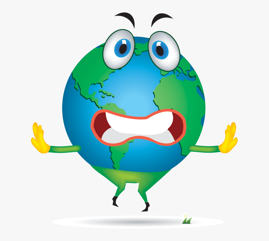 Earth With Face Clipart, HD Png Download