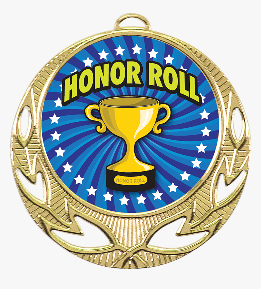 Full Color Honor Roll Medal - Honor Roll Clipart, HD Png Download