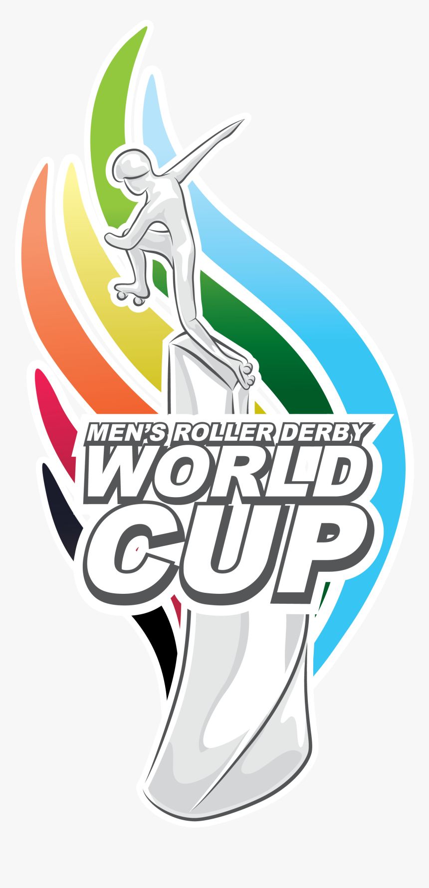 Trophy Logo For The Men S Roller Derby World Cup - Men's Roller Derby World Cup, HD Png Download