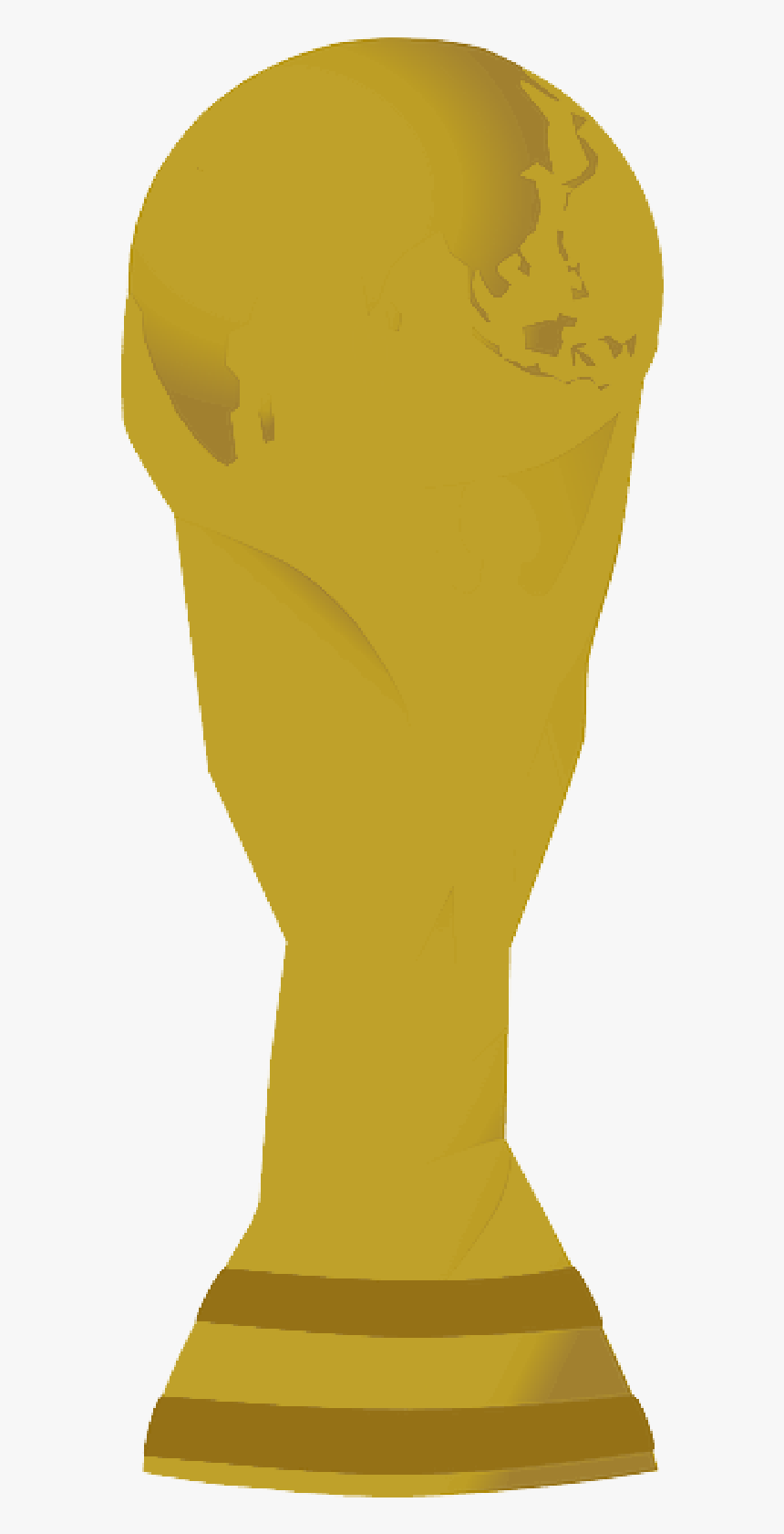 World, Cup, Soccer, Gold, Sports, Football, Trophy - Fifa World Cup Trophy Png, Transparent Png