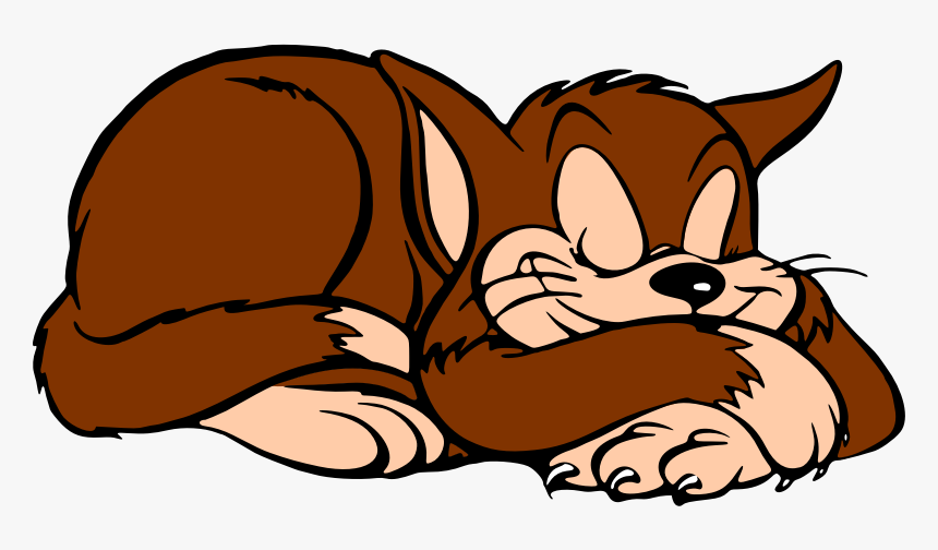 Sleeping Cat - Cat Sleeping Clipart Png, Transparent Png