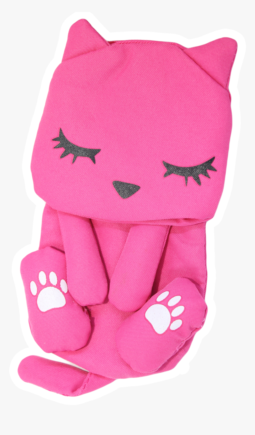 Transparent Sleeping Cat Png - Plush, Png Download