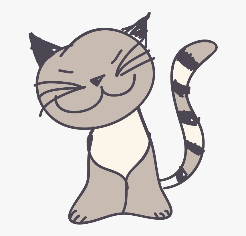 Cat Playing With Yarn, HD Png Download