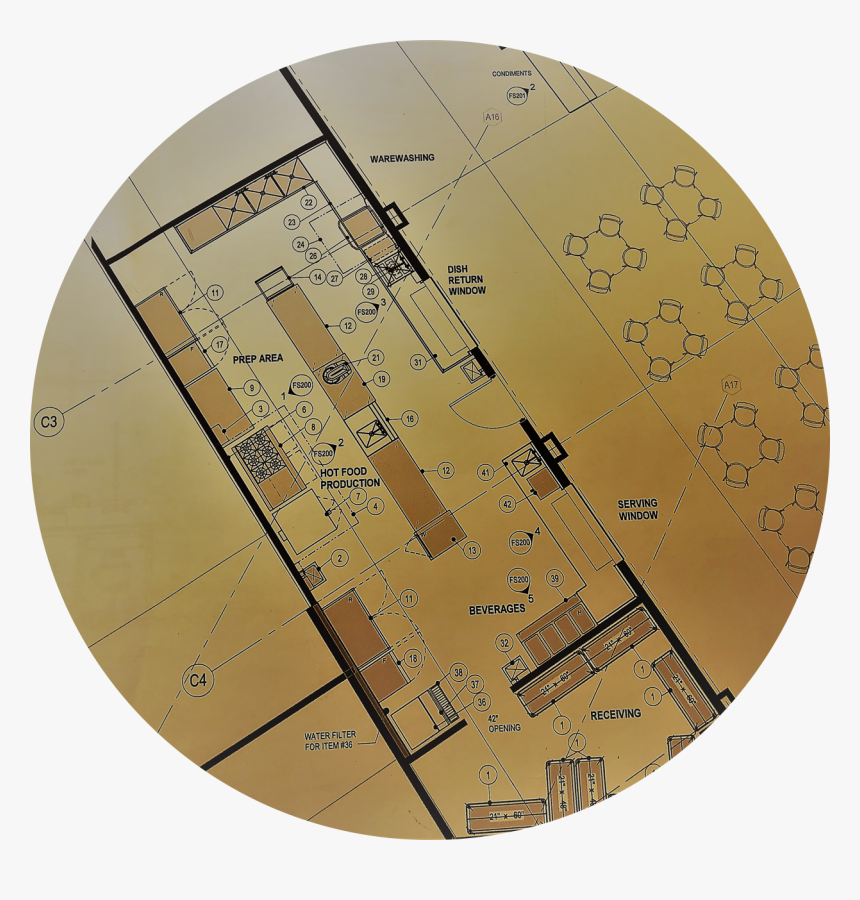 Round-blueprint - Circle, HD Png Download