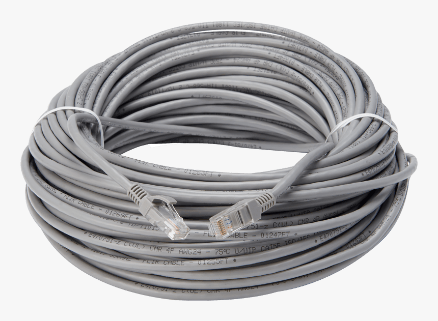 100ft Cat5e Extension Cable, Fire Resistant And In-wall - Category 5 Cable, HD Png Download