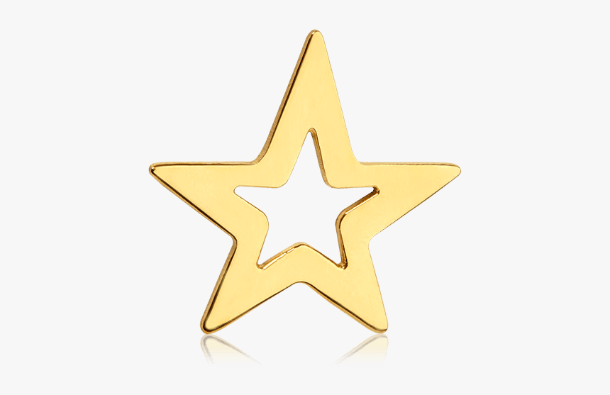 Tinkalink Medium Gold Star Charm - Flag Of Socialist Belarus, HD Png Download