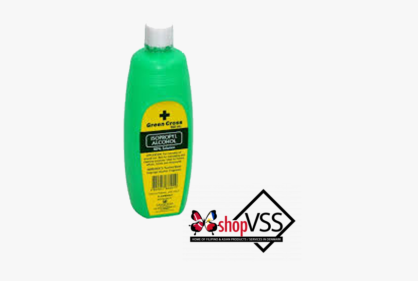 Green Cross Isopropyl 40% Solution Alcohol 
 Id Cloud-433 - Green Cross Alcohol, HD Png Download