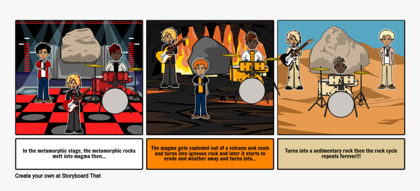 Rock N - Cartoon, HD Png Download