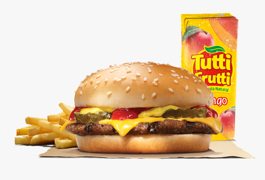 Image - Cheeseburger Burger King Precio, HD Png Download