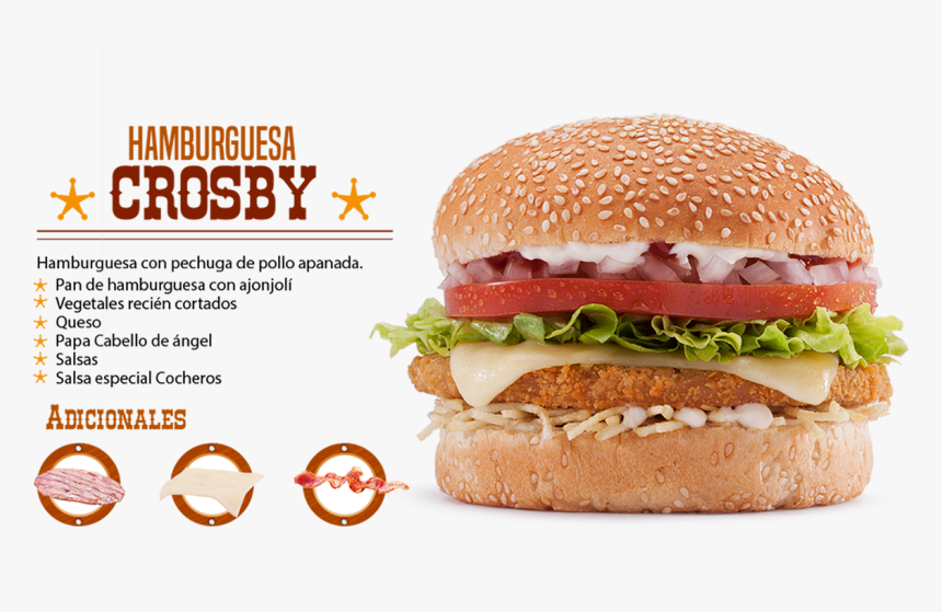 Hamburguesas De Cocheros, HD Png Download