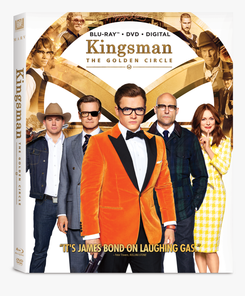 Kingsman The Golden Circle Blu Ray, HD Png Download