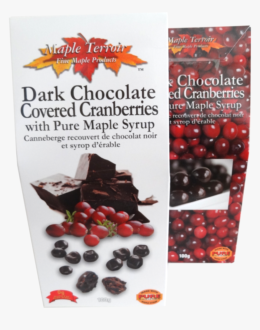 Dark Chocolate Covered Cranberry & Canadian Maple Syrup - Kittenberger, HD Png Download