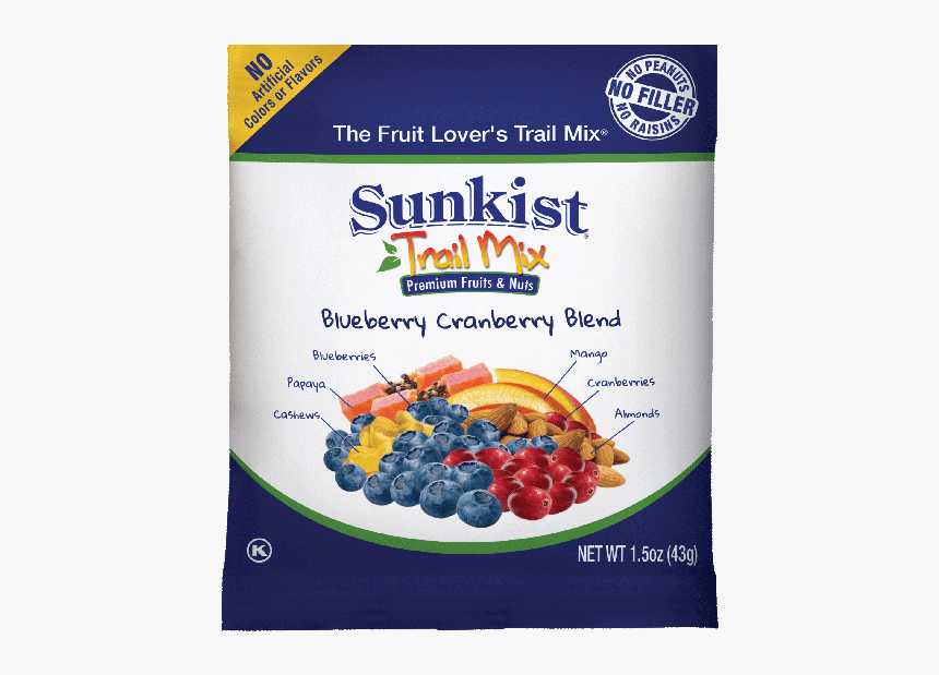 Sunkist Trail Mix Strawberry Banana Blend, HD Png Download