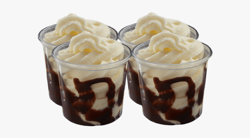 Choc Sundaes 4 Pack - Dominos Mini Choc Sundae, HD Png Download