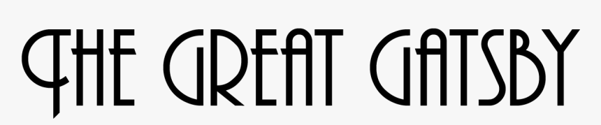 Clip Art The Font Download Famous - Great Gatsby Font, HD Png Download