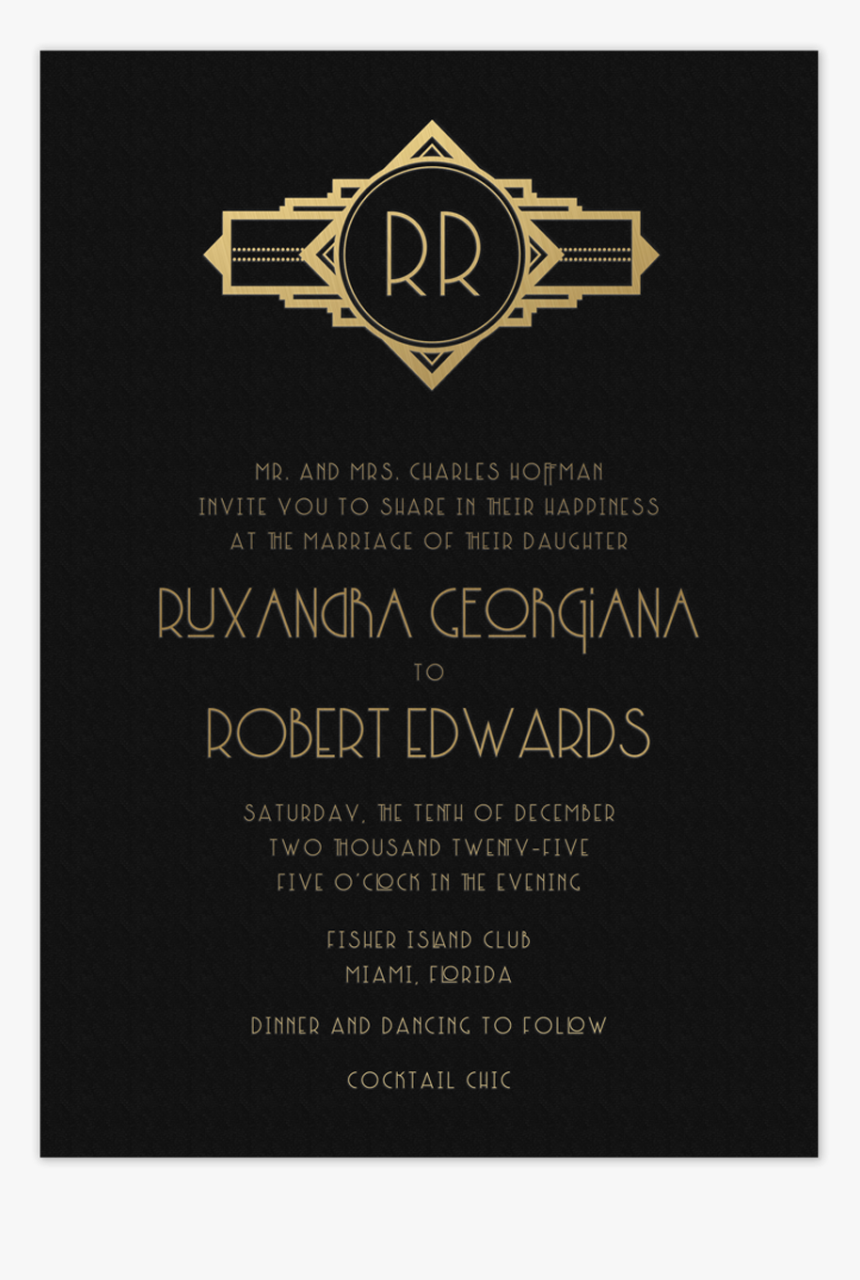 Great Gatsby Border Png, Transparent Png