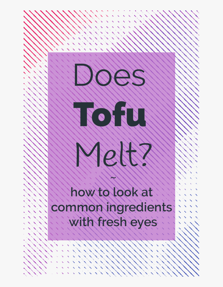 Does Tofu Melt Illustration And Title Image - Poster, HD Png Download