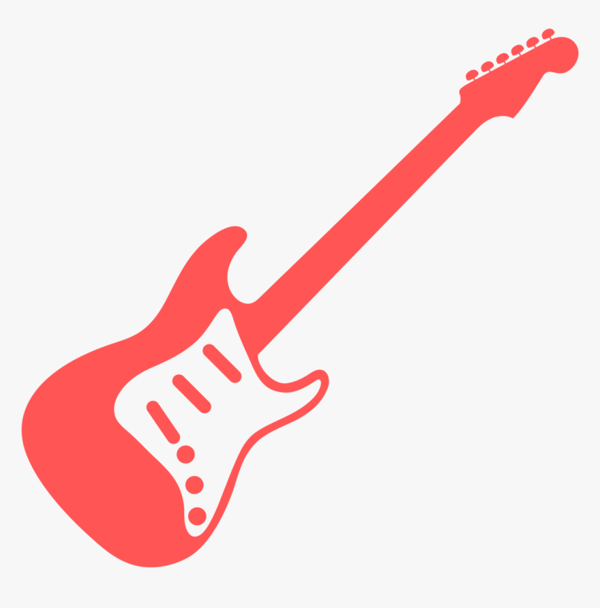 Improve Your Guitar Playing In A Few Lessons - Silhouette Electric Guitar Png, Transparent Png