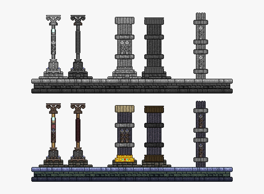 Clip Art Image Result For Building - Terraria Pillars Building, HD Png Download
