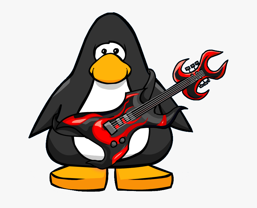Rockin - Club Penguin Clown Penguin, HD Png Download